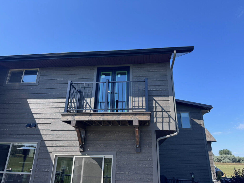 Finished exterior siding and trim